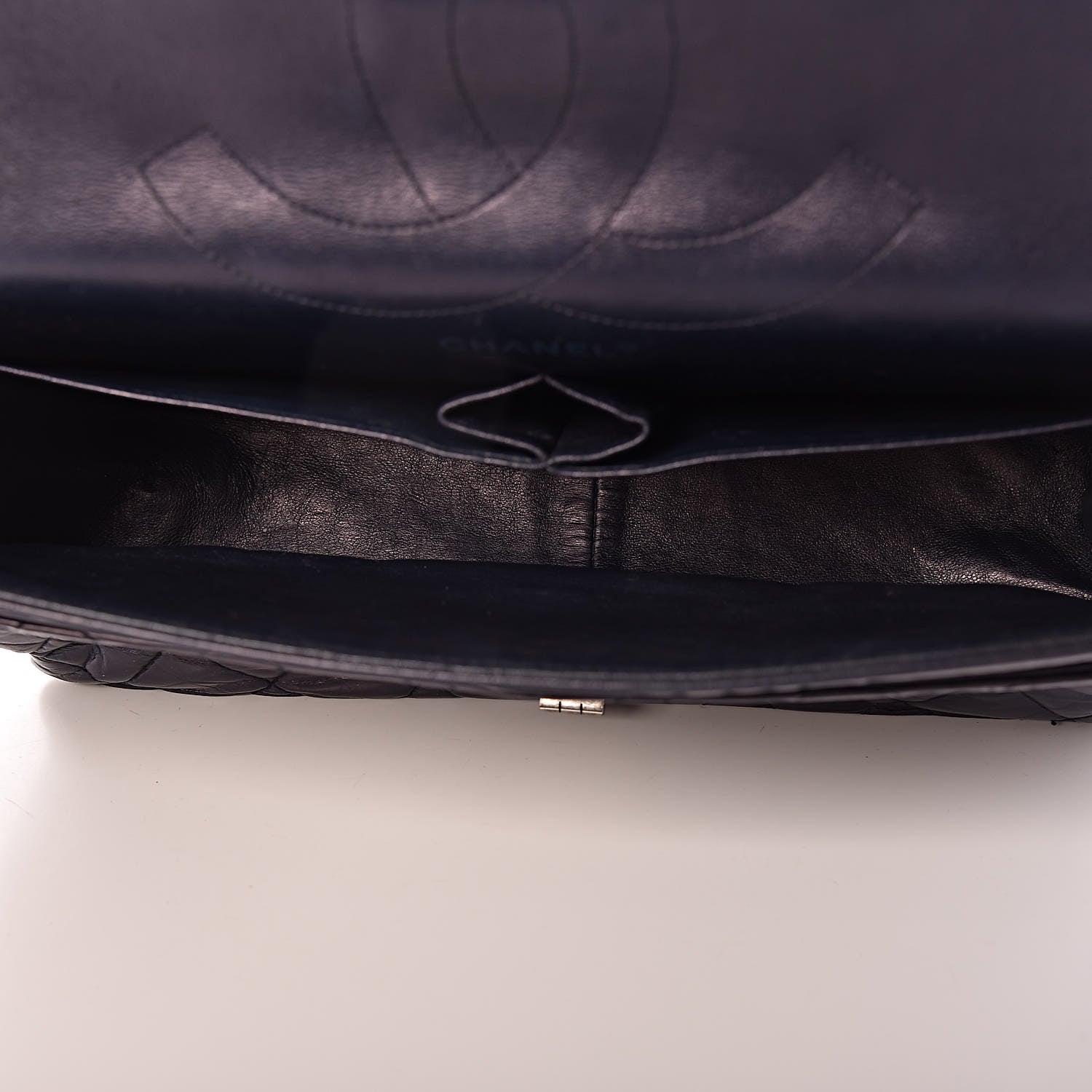 Chanel Aged Calfskin Quilted 2.55 Reissue 227 Flap Navy Blue 5 of 11