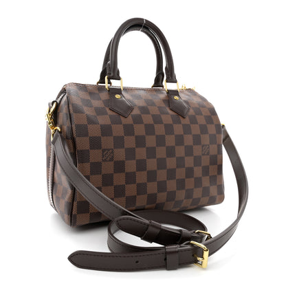 Louis Vuitton Damier Ebene Speedy Bandouliere 25 3 of 9