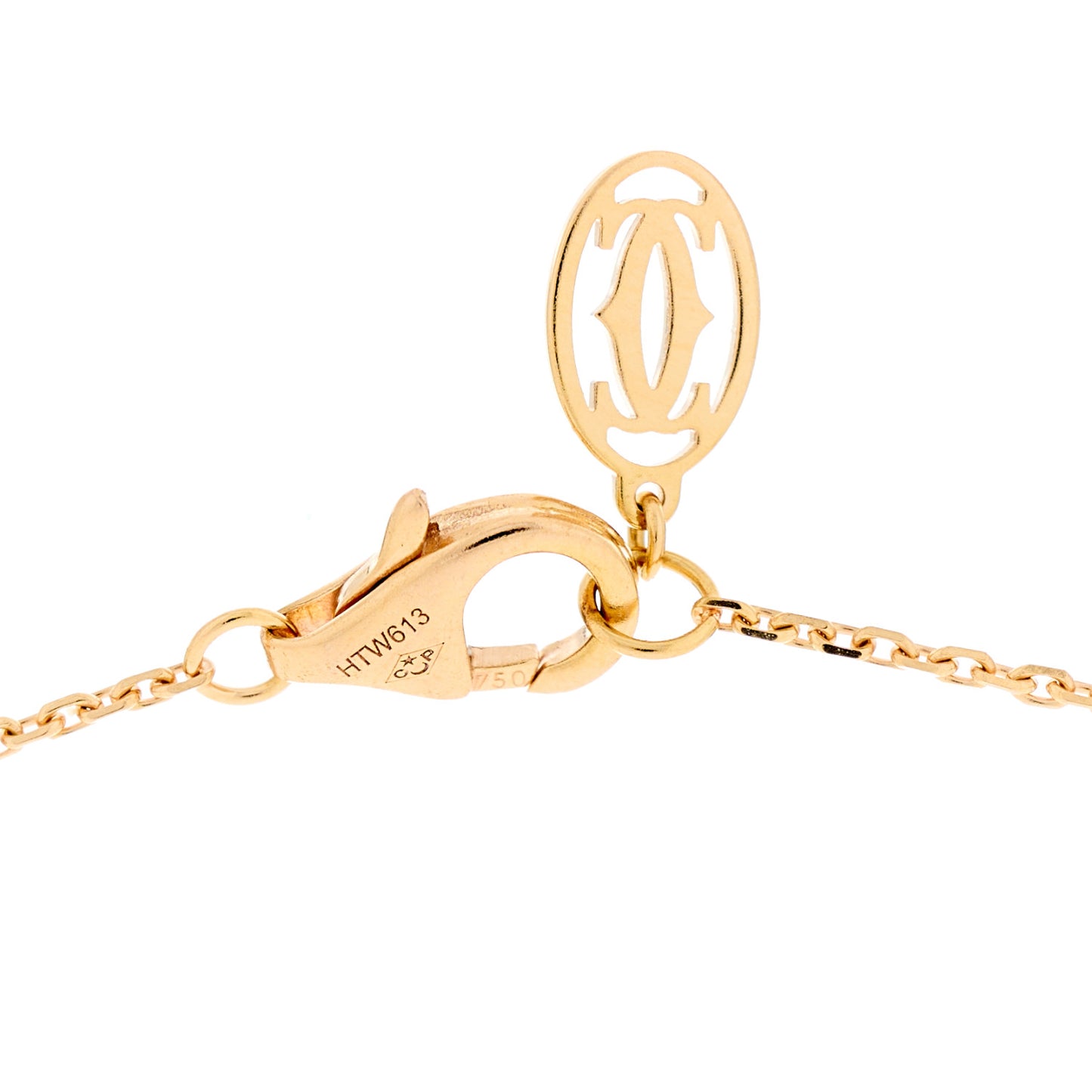 18K Pink Gold Diamond XS D'Amour Pendant Necklace