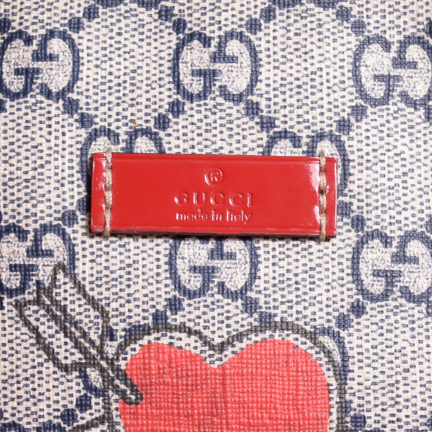 GG Plus Monogram Tattoo Heart Medium Joy Boston Red