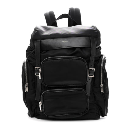 Saint Laurent Nylon City Fold Up Backpack Black 1 of 11