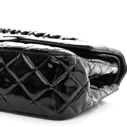 Chanel Patent Quilted Medium Double Flap Black 10 of 13