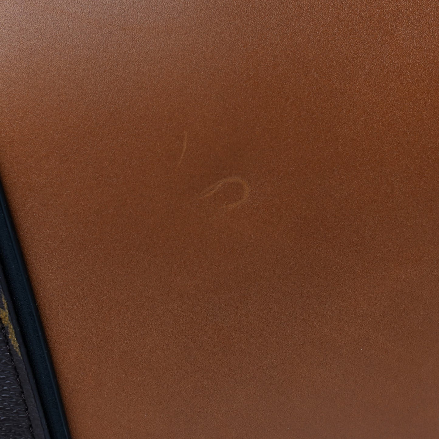 Monogram Cuir Orfevre Tote W PM Noisette