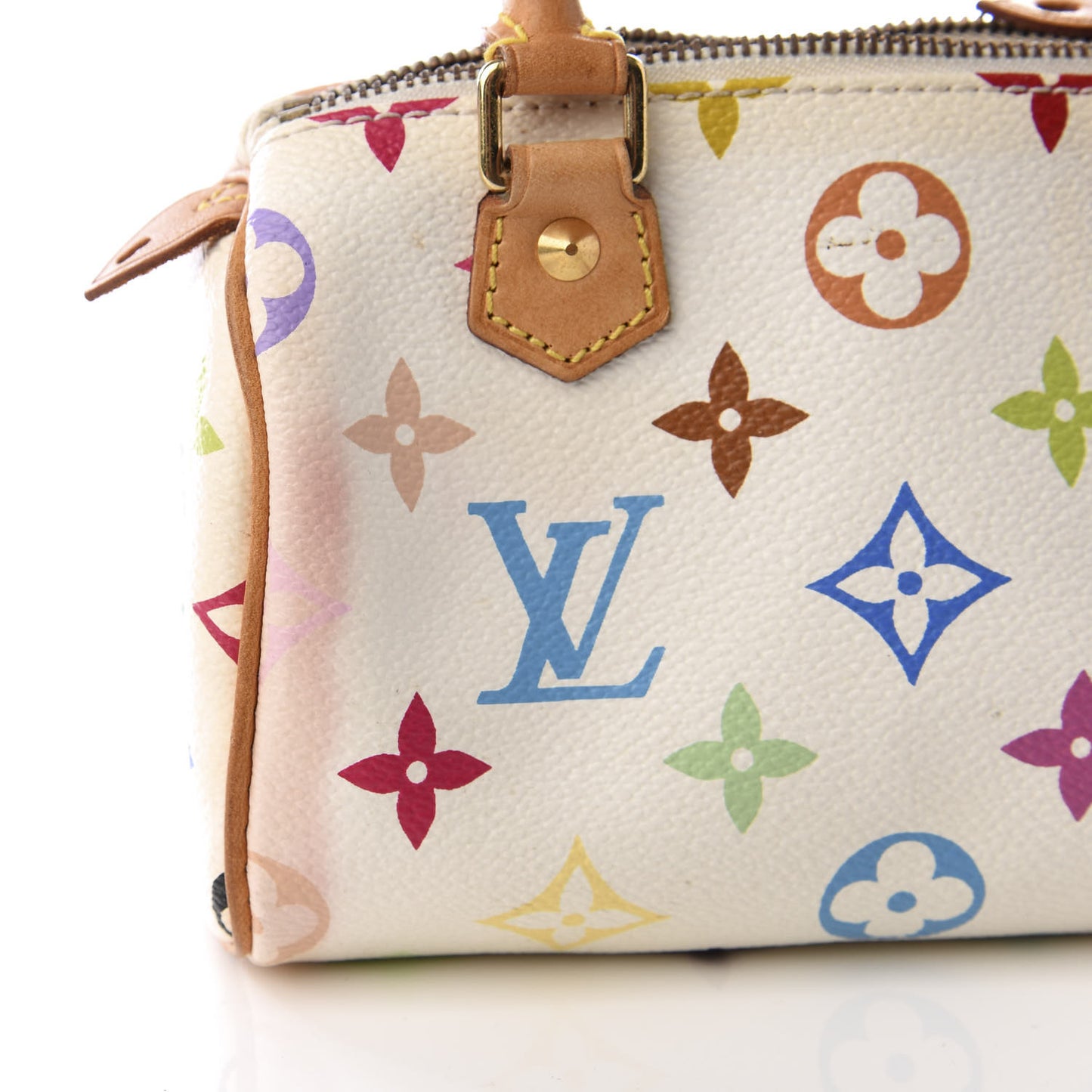Monogram Multicolor Mini Sac HL Speedy White