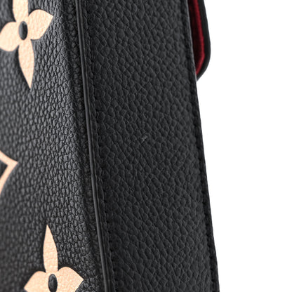 Louis Vuitton Empreinte Monogram Giant Felicie Pochette Black Beige 13 of 14