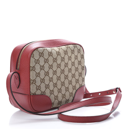 Gucci Monogram Mini Bree Messenger Bag Red 3 of 10