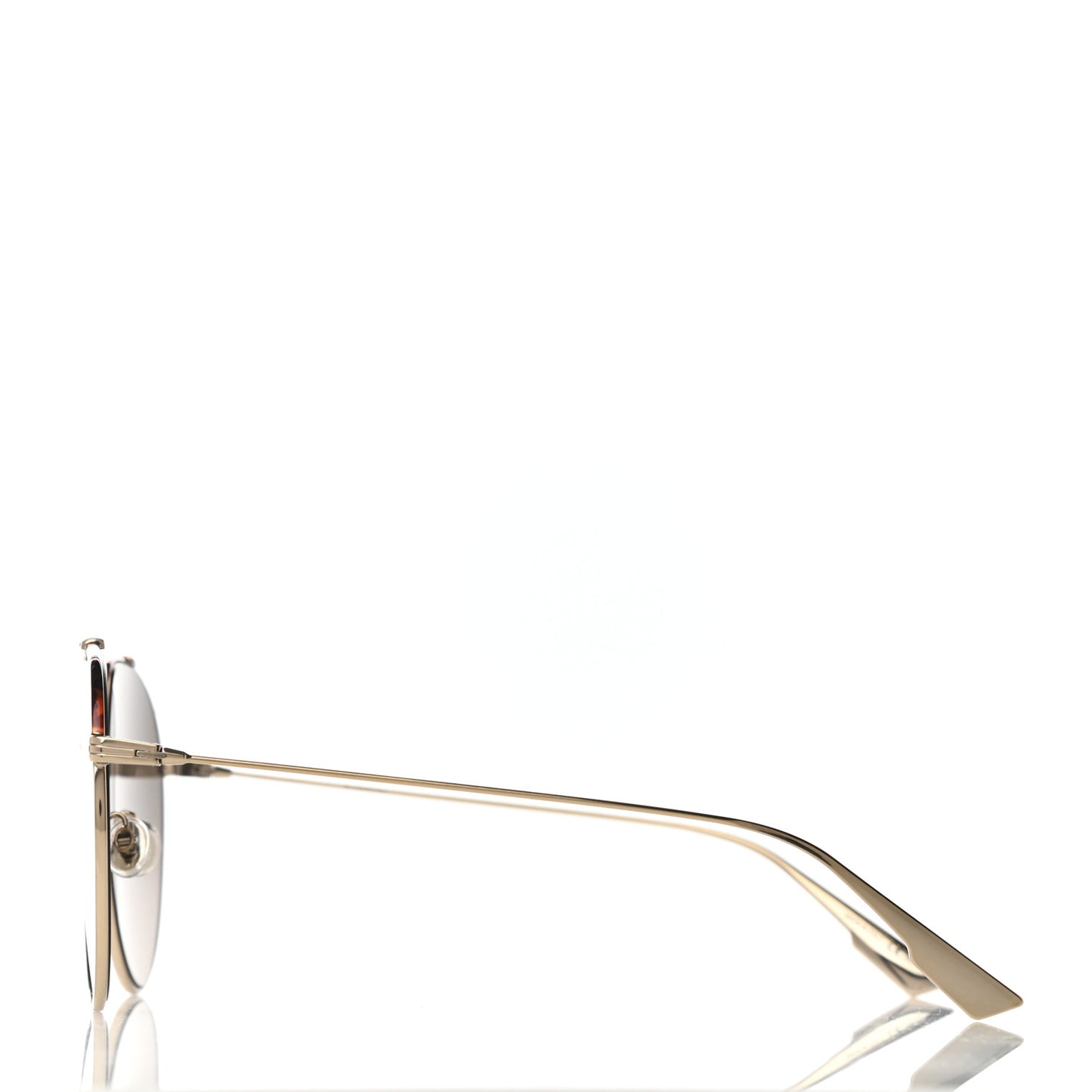 Metal Monsieur 1 Sunglasses Light Gold Havana