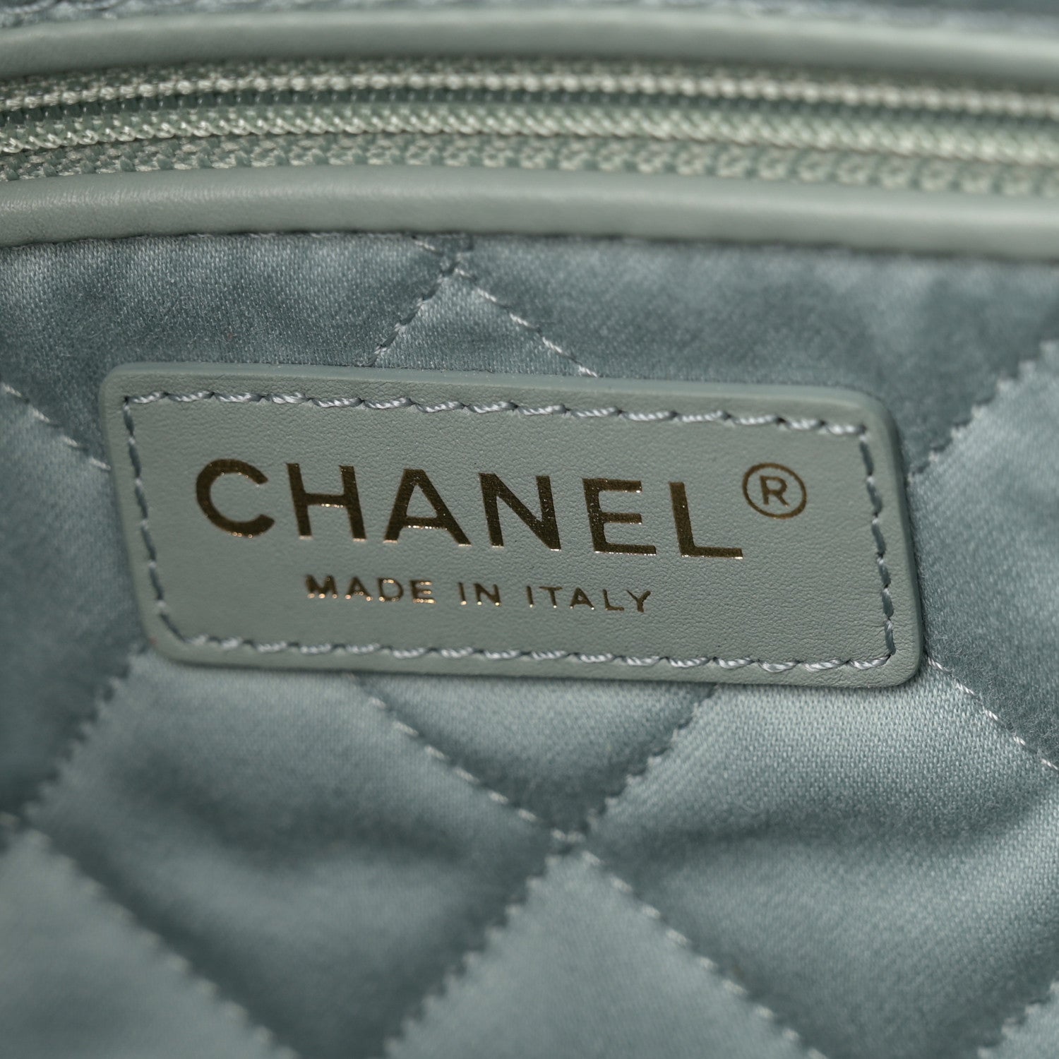 Chanel Shiny Calfskin Quilted Chanel 22 Grey 7 of 11