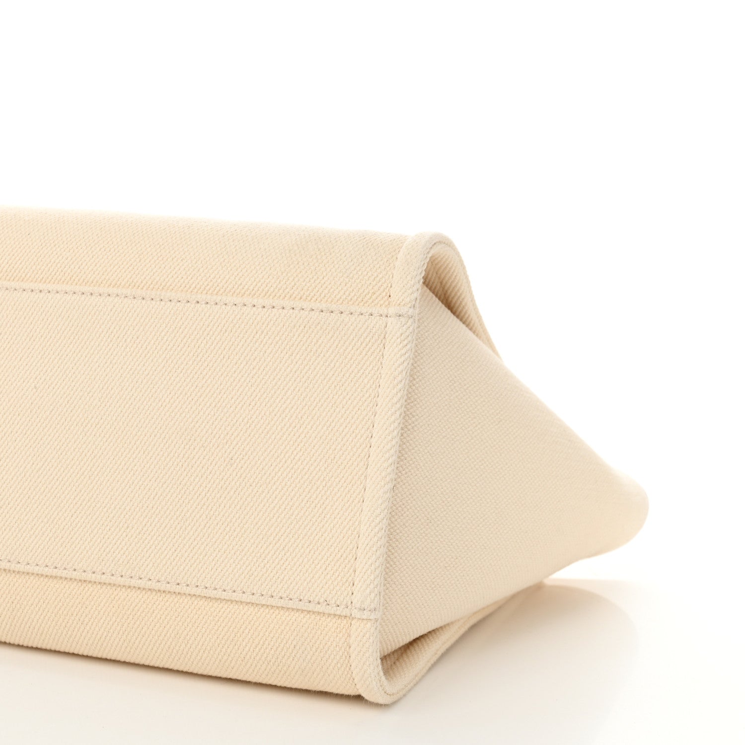 Chanel Canvas Pearl Medium Deauville Tote Ecru Beige 10 of 10