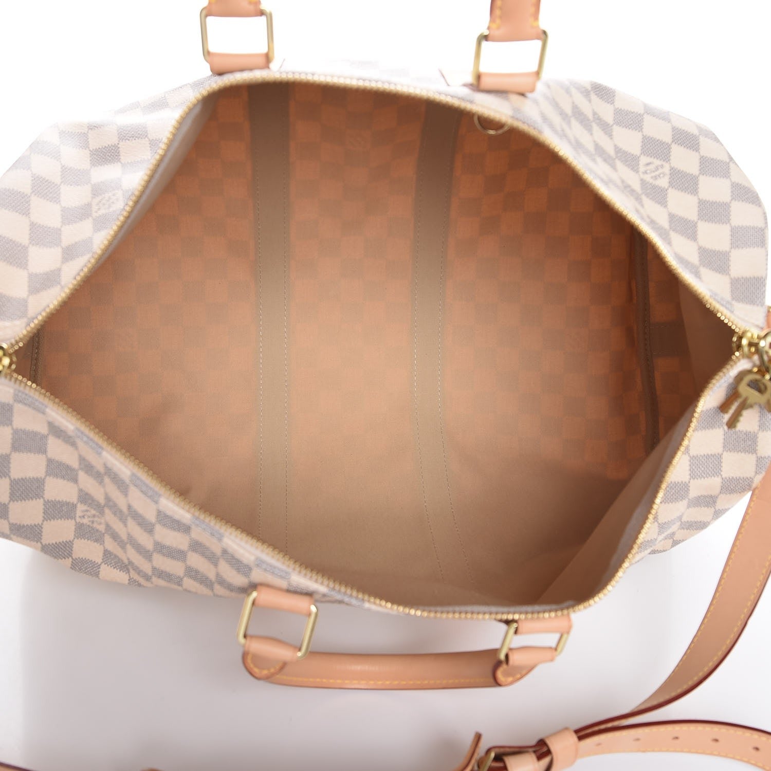 Louis Vuitton Damier Azur Keepall Bandouliere 45 6 of 8