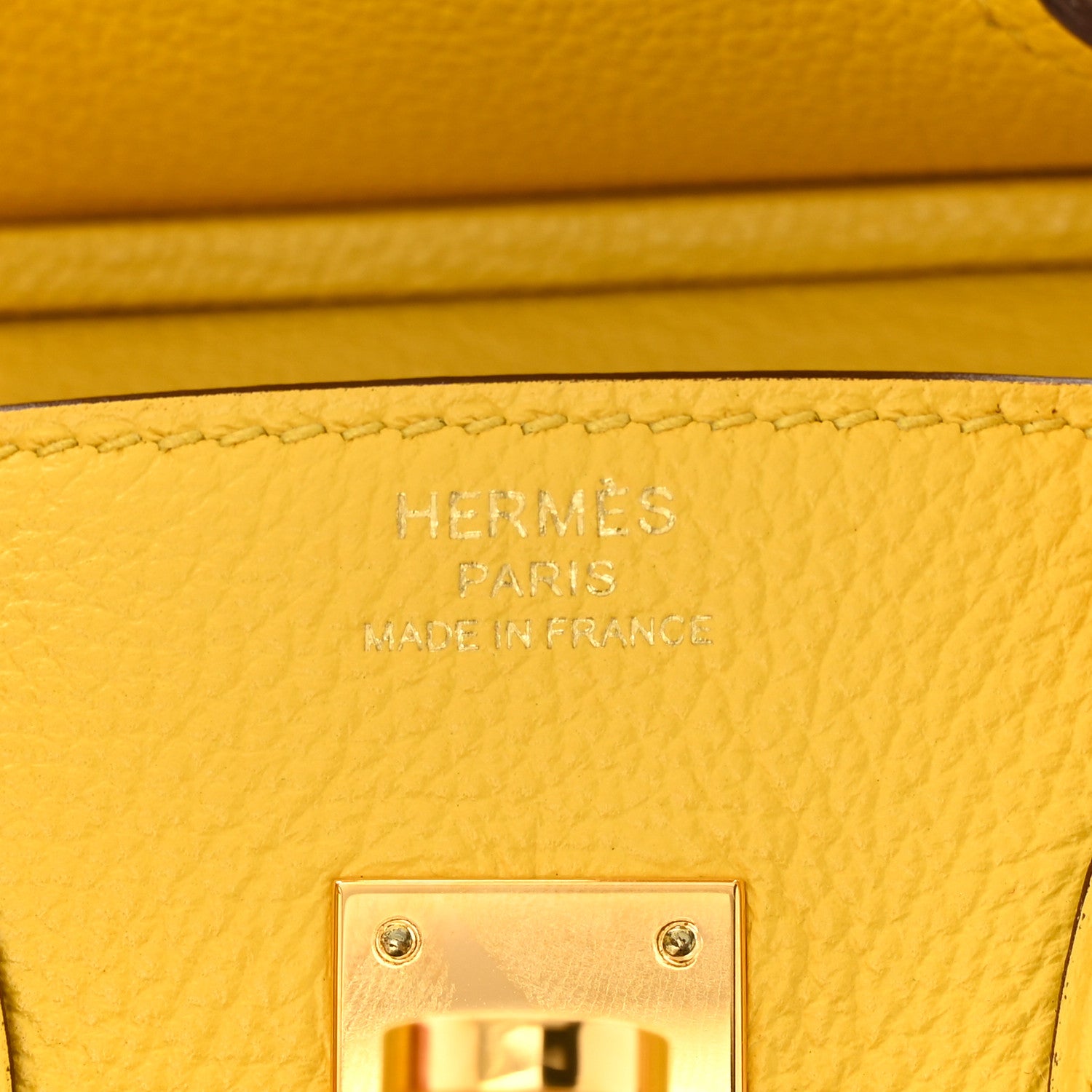 Hermes Taurillon Novillo Birkin 25 Jaune De Naples 6 of 12