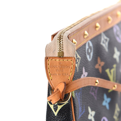 Louis Vuitton Monogram Multicolor Pochette Accessories Black 8 of 11