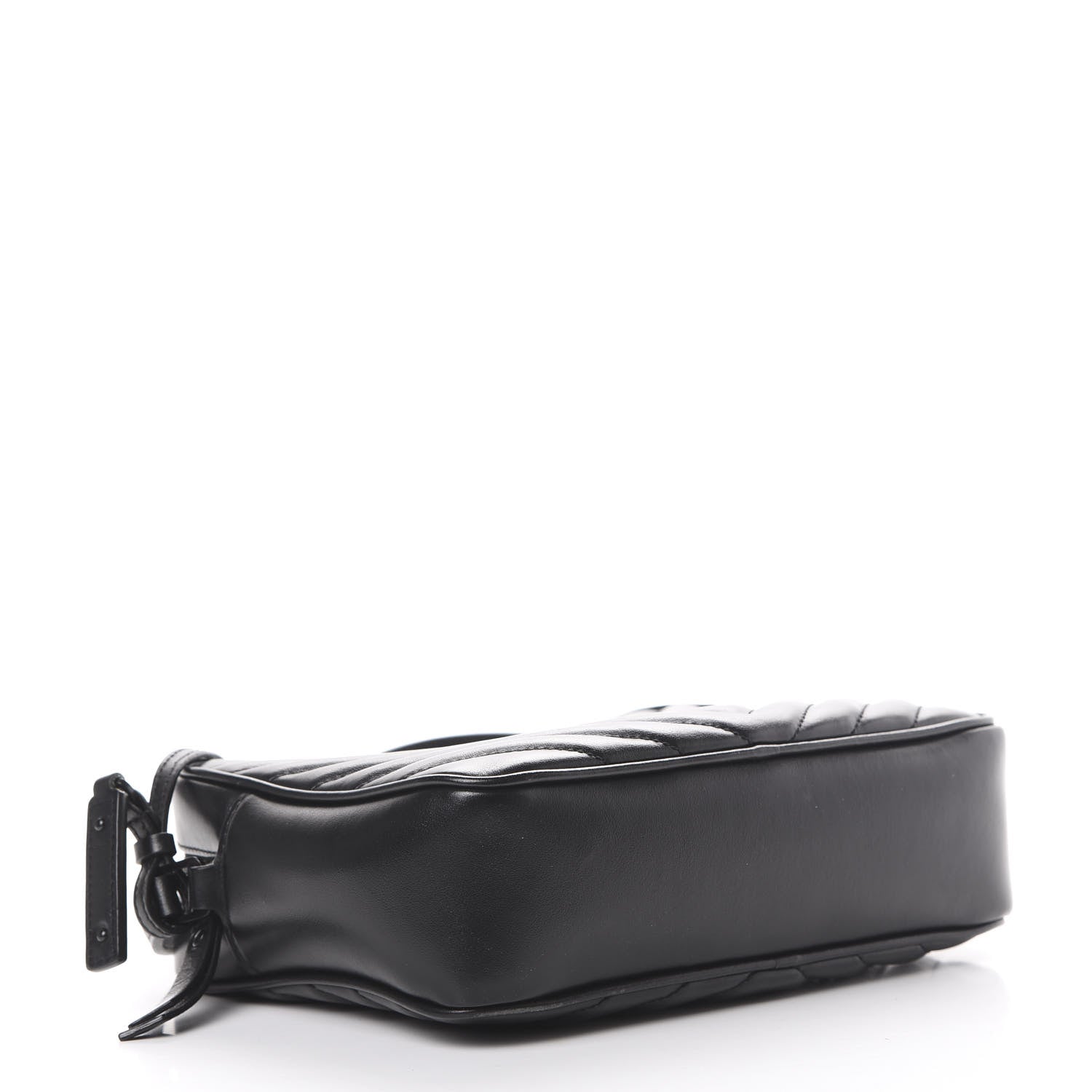 Saint Laurent Calfskin Matelasse Monogram Lou Camera Bag Black 3 of 9