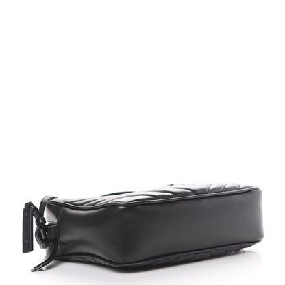 Saint Laurent Calfskin Matelasse Monogram Lou Camera Bag Black 3 of 9