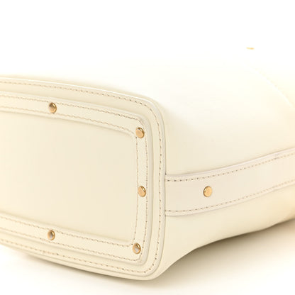Chloe Smooth Calfskin Mini Roy Bucket Bag Natural White 9 of 9