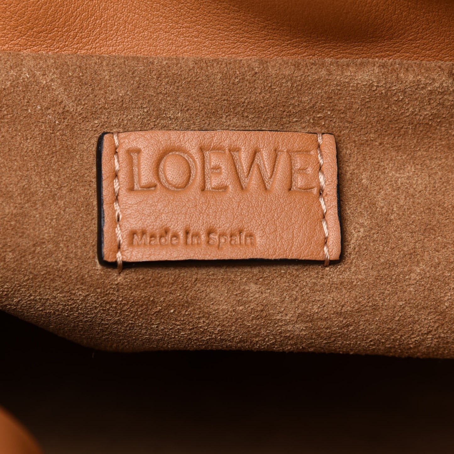 Calfskin Mini Flamenco Knot Bag Warm Desert