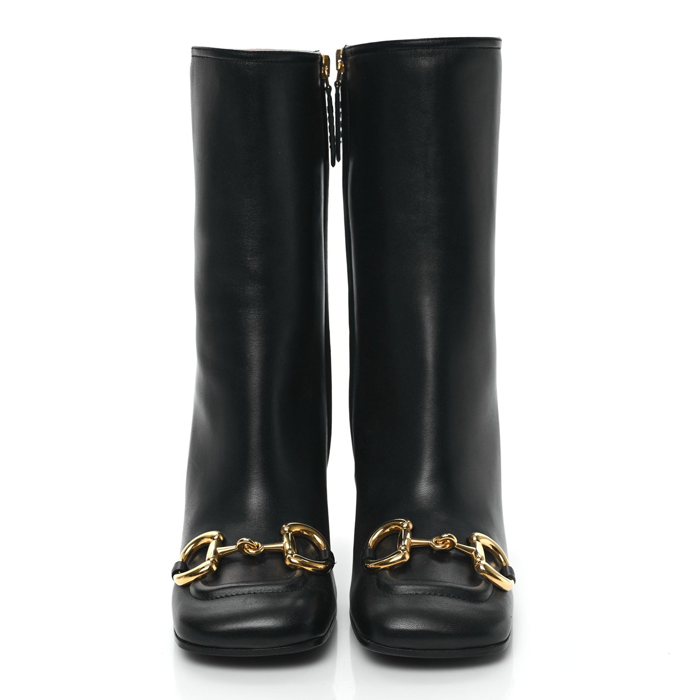 Nappa Horsebit Ankle Boots 35 Black