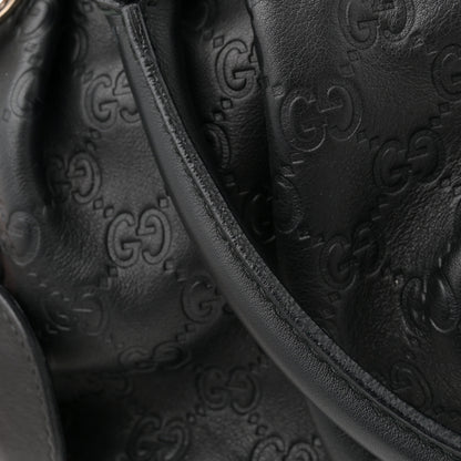 Gucci Guccissima Medium Sukey Top Handle Tote Black 11 of 12