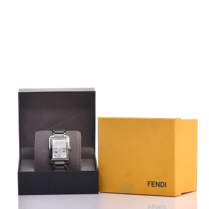 Fendi Stainless Steel 31mm Classico Rectangle Quartz Watch 7 of 7