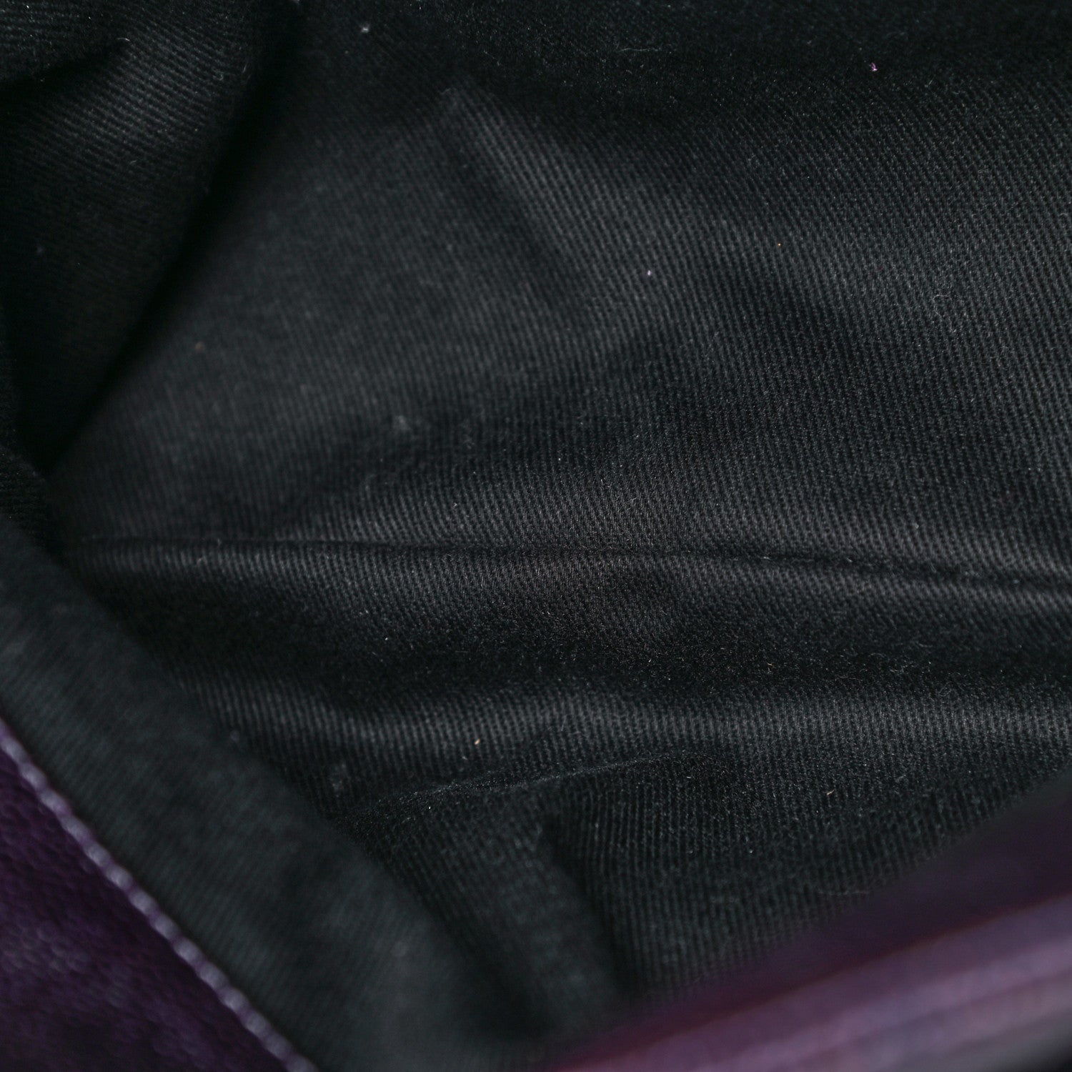 Chanel Iridescent Caviar Quilted Chic Shopping Tote Purple 7 of 14
