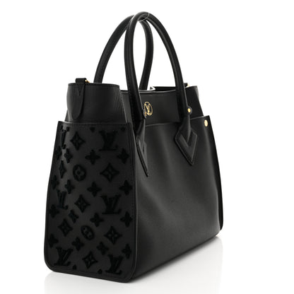 Louis Vuitton Calfskin Monogram Tufting On My Side Black 3 of 10