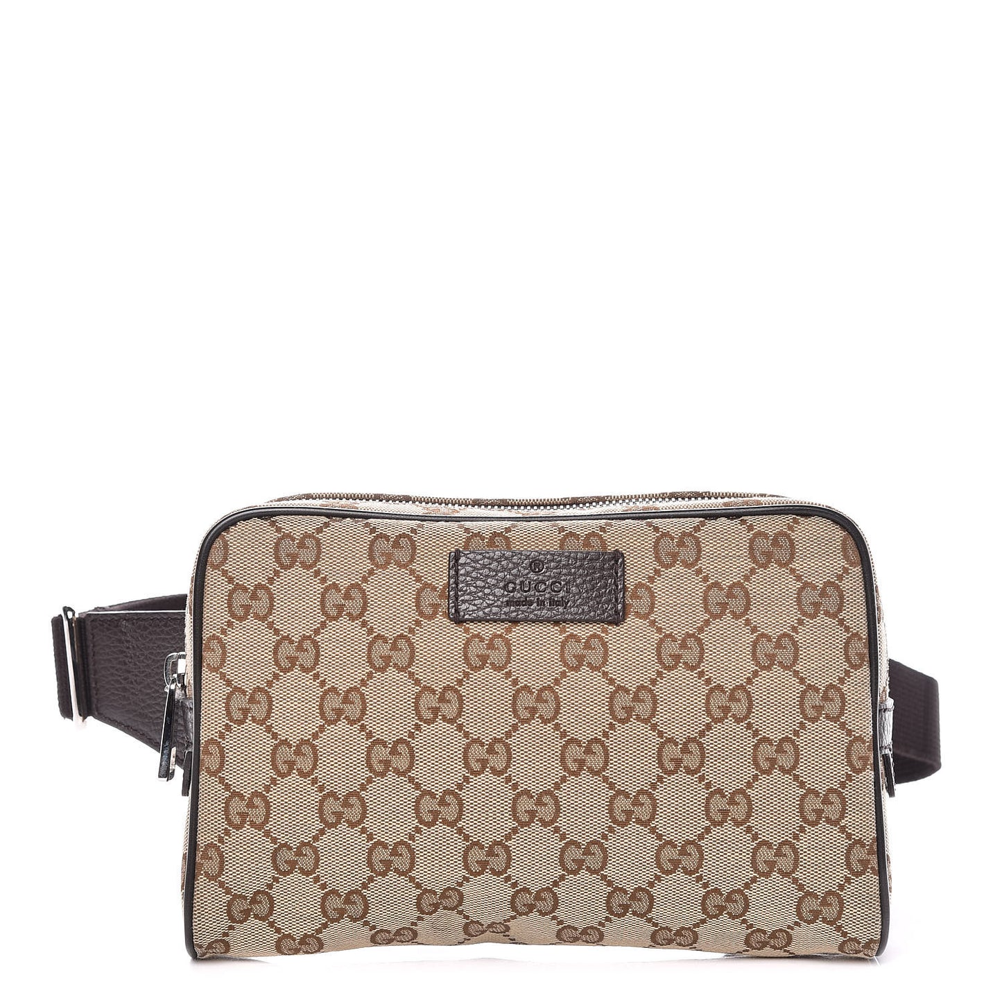 Monogram Belt Bag Dark Brown