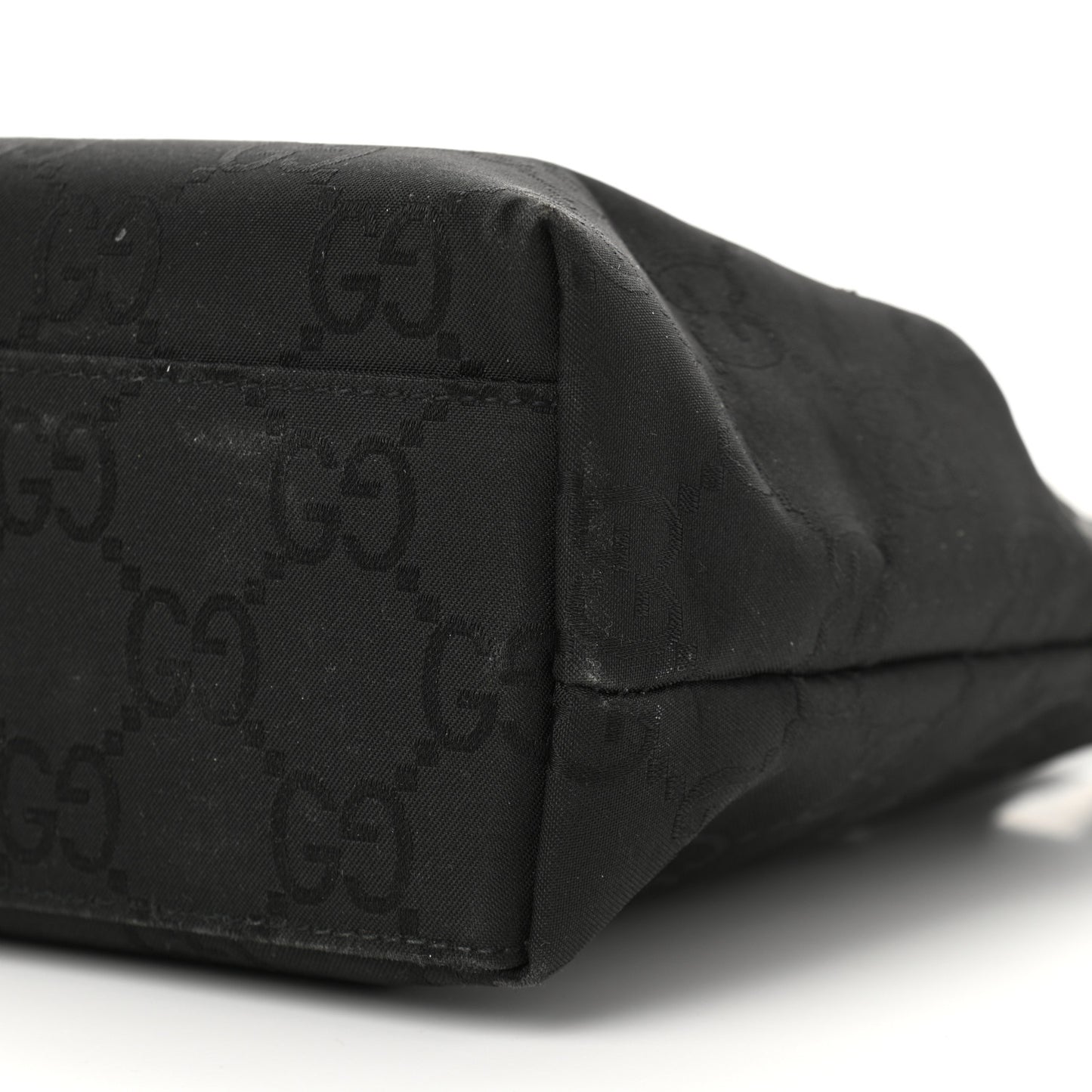 GG Plus Small Monogram Tote Black
