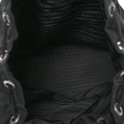 Prada Nylon Vela Medium Backpack Black 5 of 11