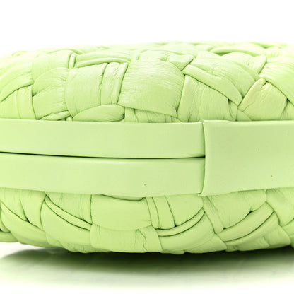 Bottega Veneta Nappa Pleated Intrecciato Knot Clutch Seafoam 9 of 11