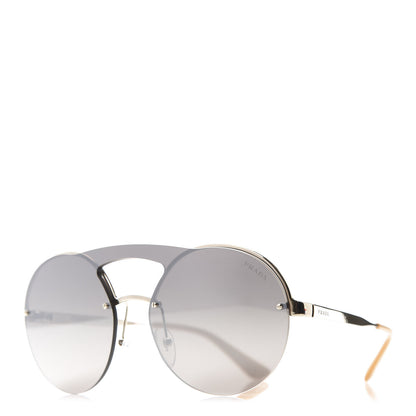 Prada Metal Round Gradient Sunglasses SPR 65T Gold 1 of 7