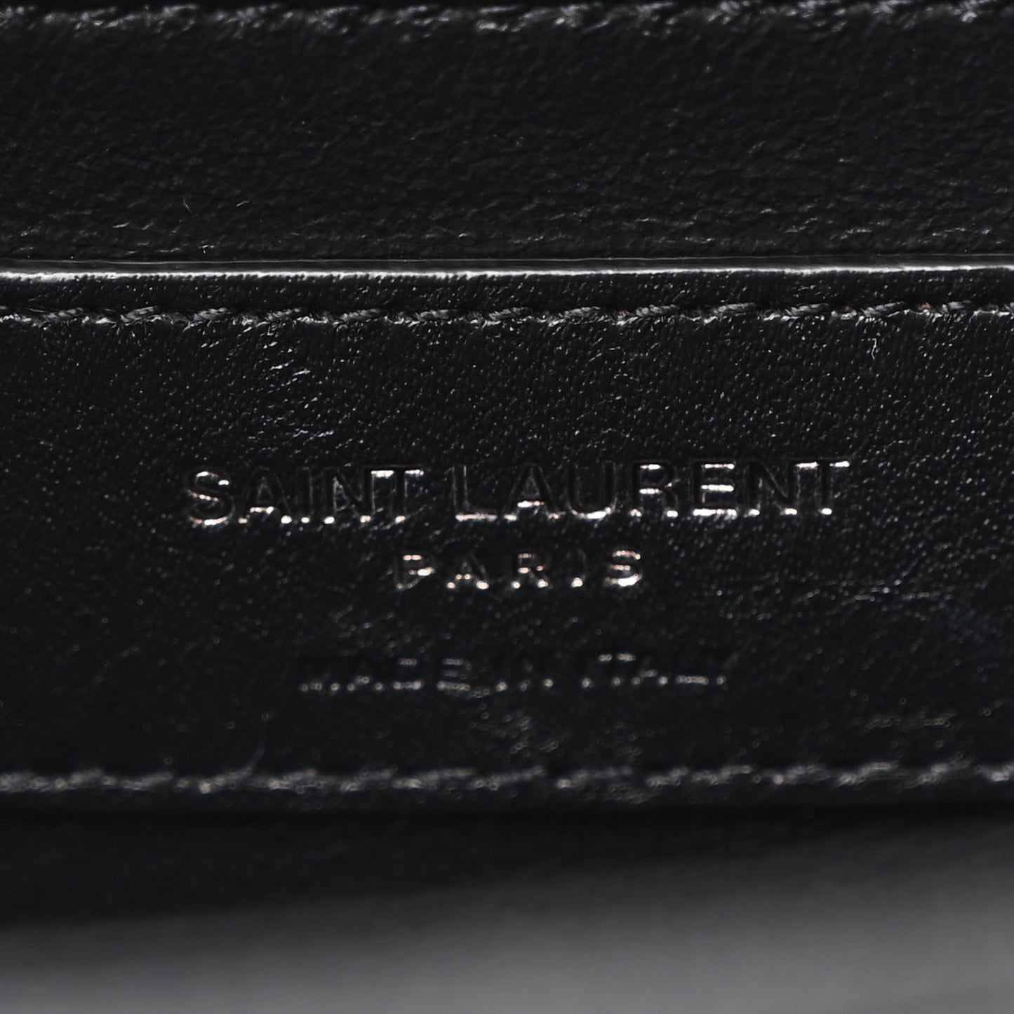 Grain De Poudre Medium Classic Monogram Monochrome Kate Satchel Black