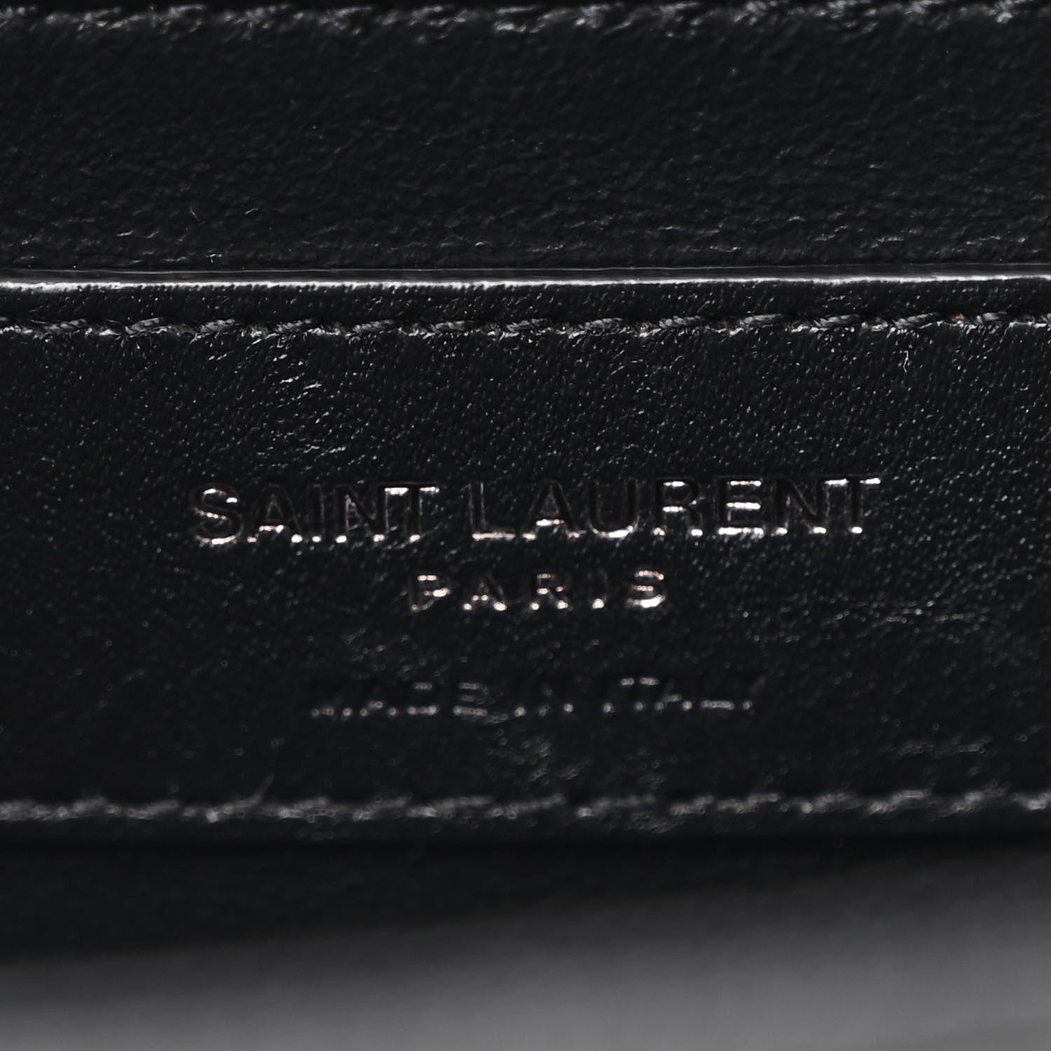 Saint Laurent Grain De Poudre Medium Classic Monogram Monochrome Kate Satchel Black 6 of 10