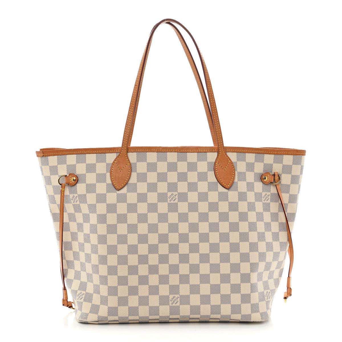 Louis Vuitton Damier Azur Neo Neverfull MM Rose Ballerine 1 of 14