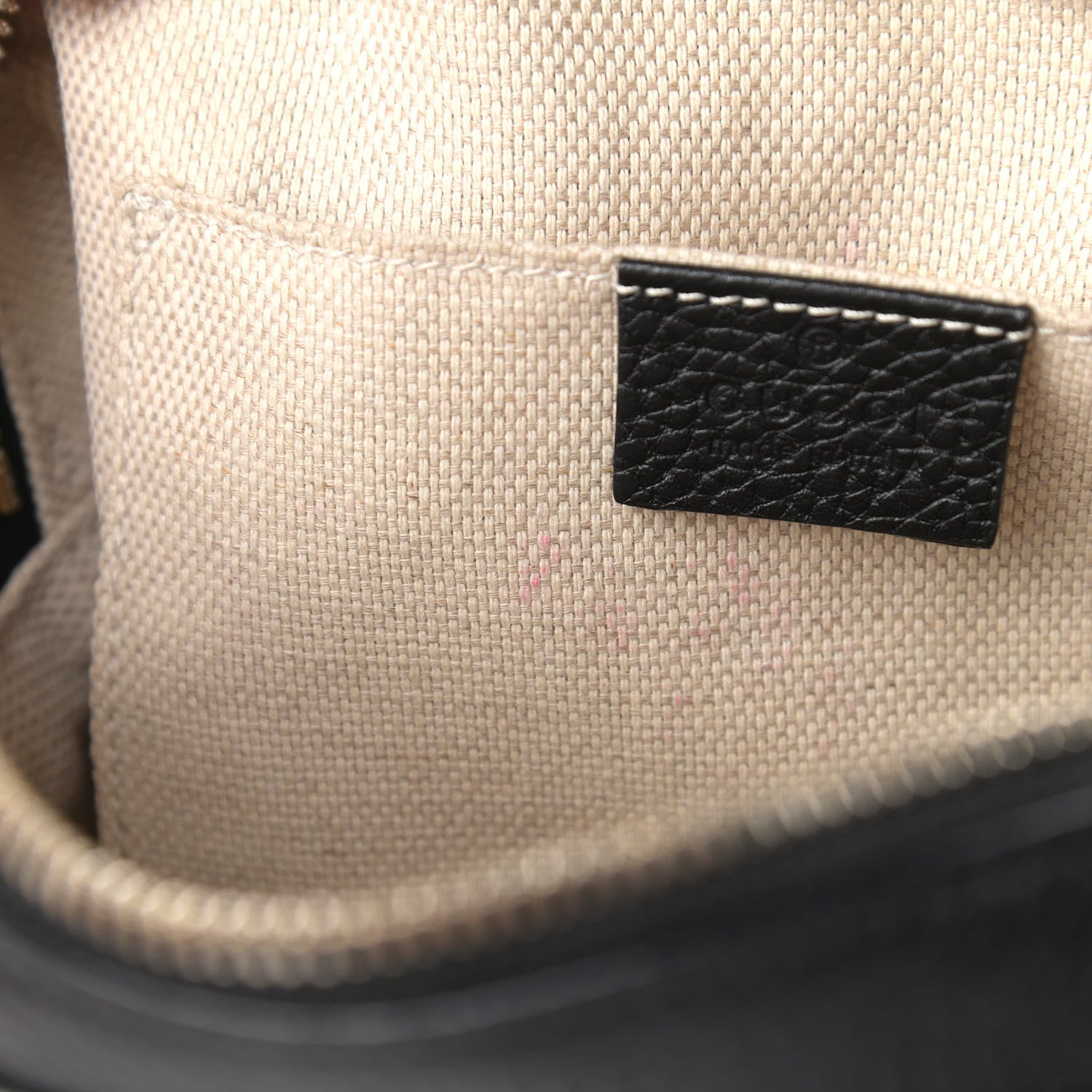 Gucci Pebbled Calfskin Small Soho Disco Bag Black 10 of 11