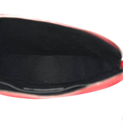Saint Laurent Calfskin Heart Monogram Crossbody Red 5 of 10