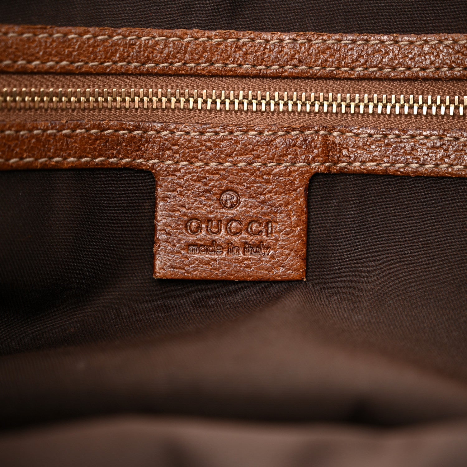 Gucci Monogram Bamboo Ring Hobo Brown 6 of 14