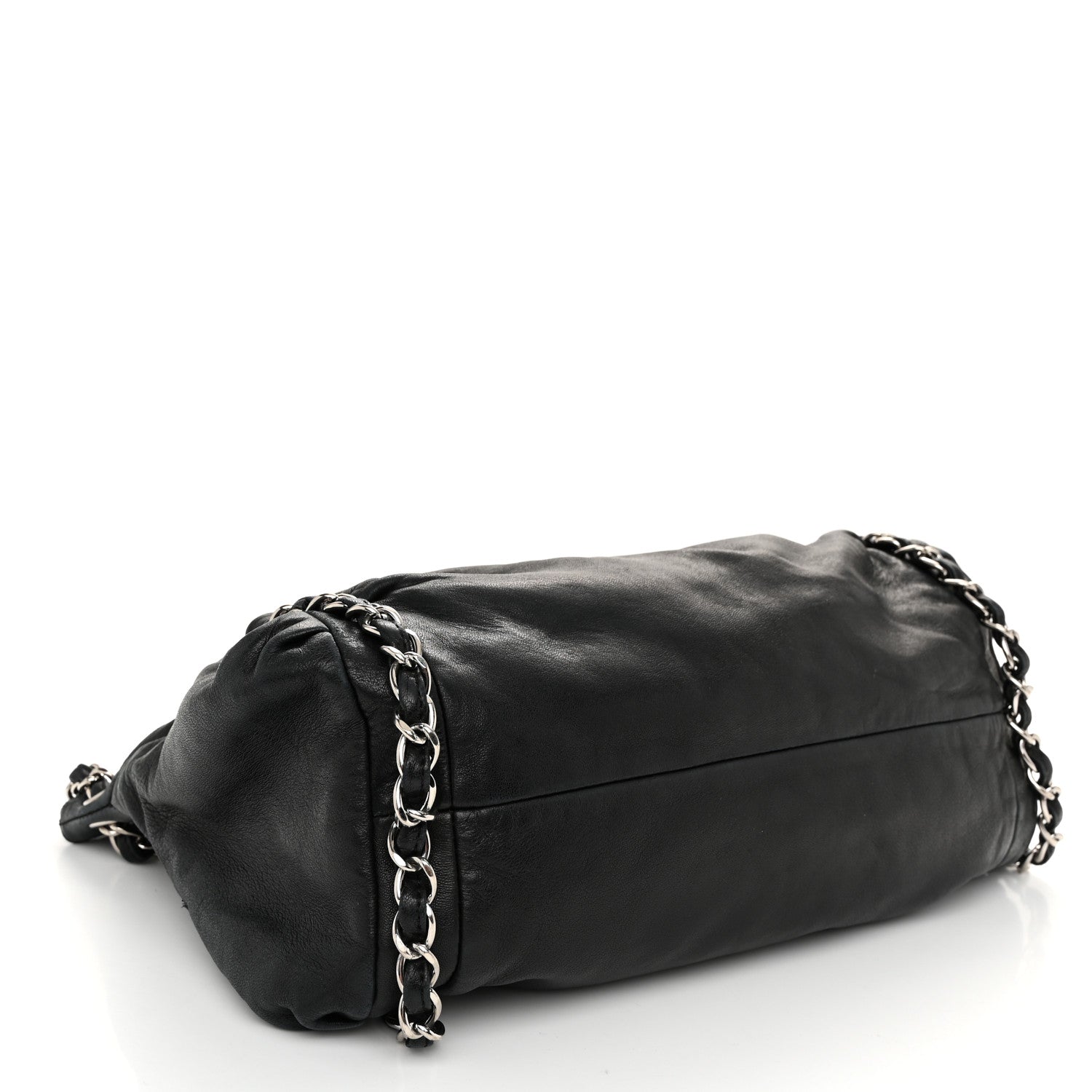 Chanel Lambskin Large Sharpei Shoulder Bag Black 4 of 13