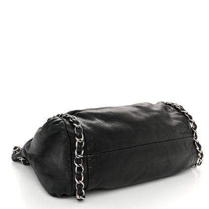 Chanel Lambskin Large Sharpei Shoulder Bag Black 4 of 13