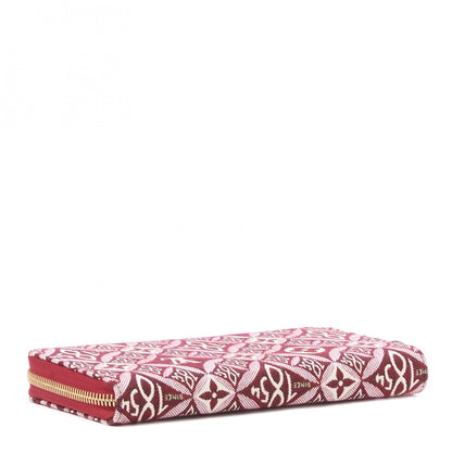Louis Vuitton Jacquard Since 1854 Zippy Wallet Bordeaux 3 of 9