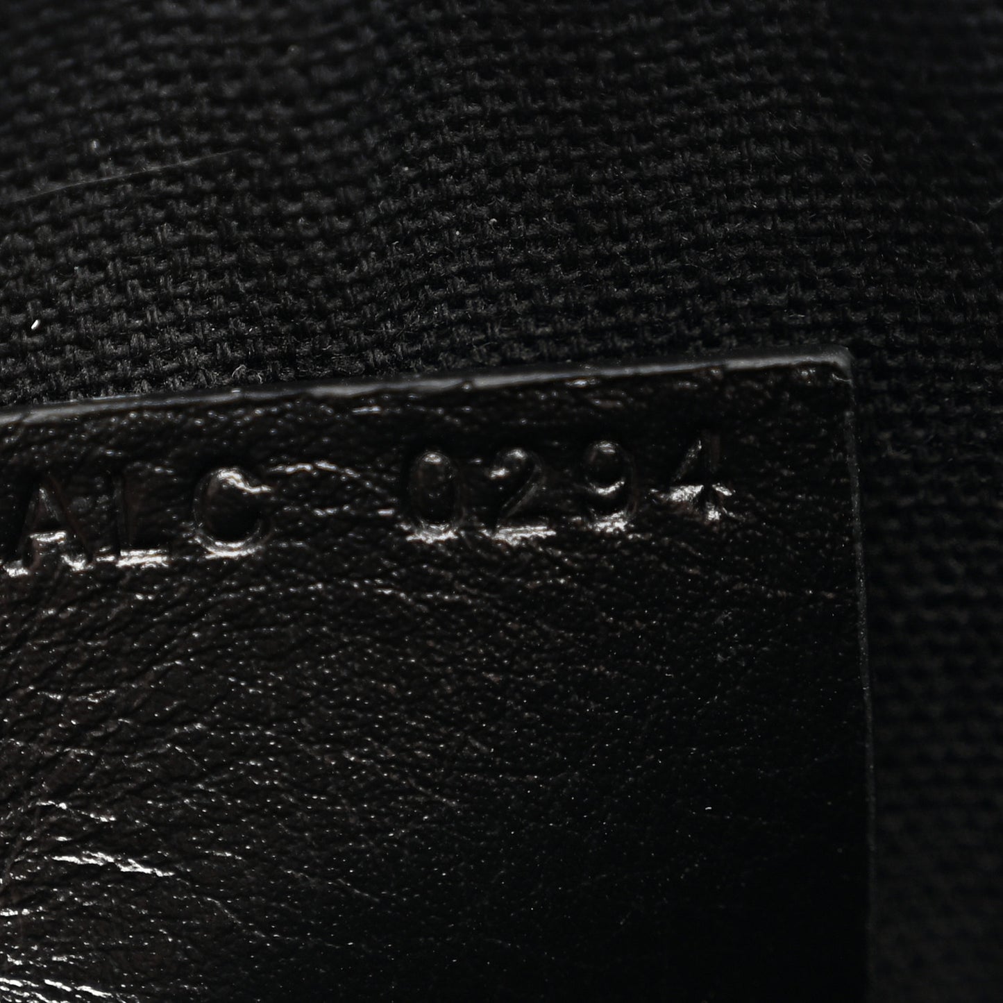 Tumbled Calfskin Nano Voyou Bag Black