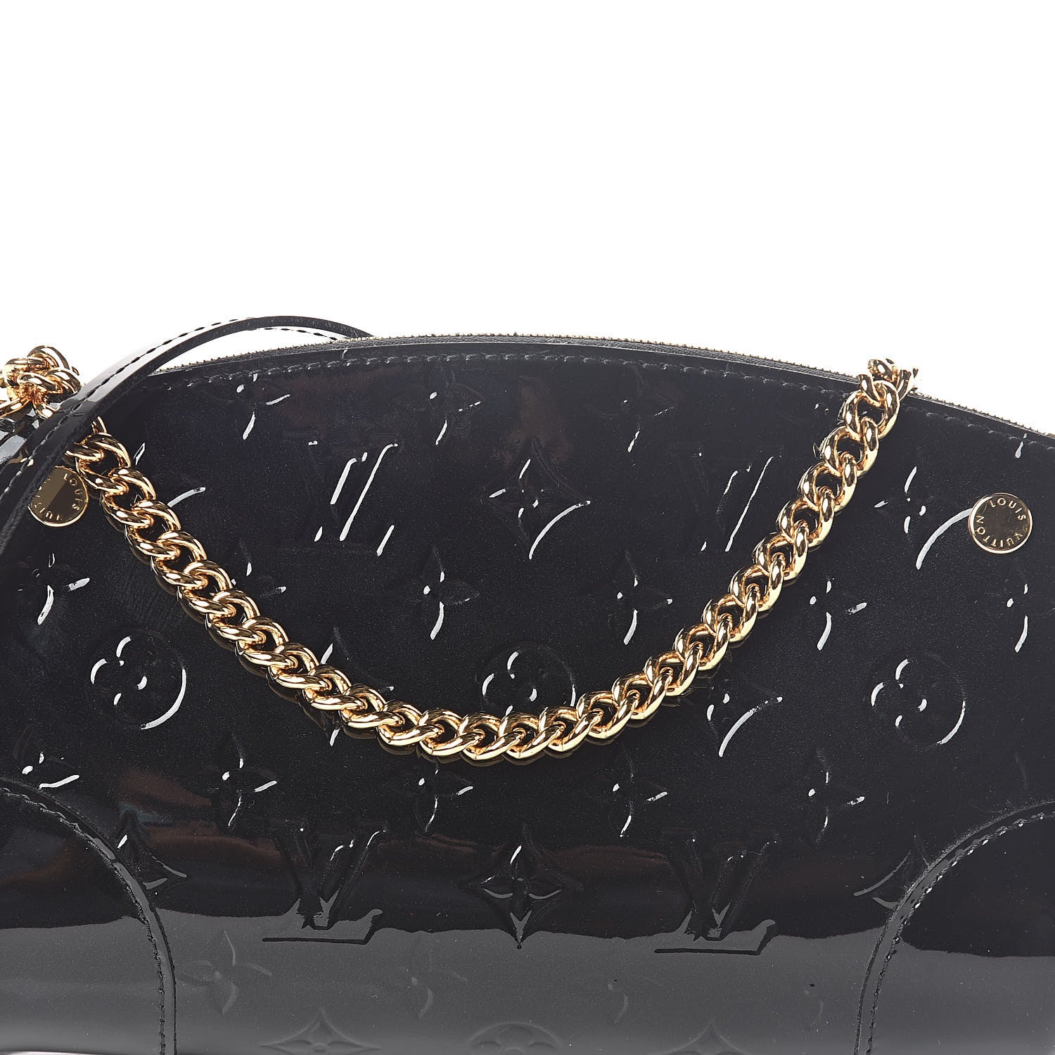 Louis Vuitton Vernis Santa Monica Clutch Noir Magnetique 7 of 9