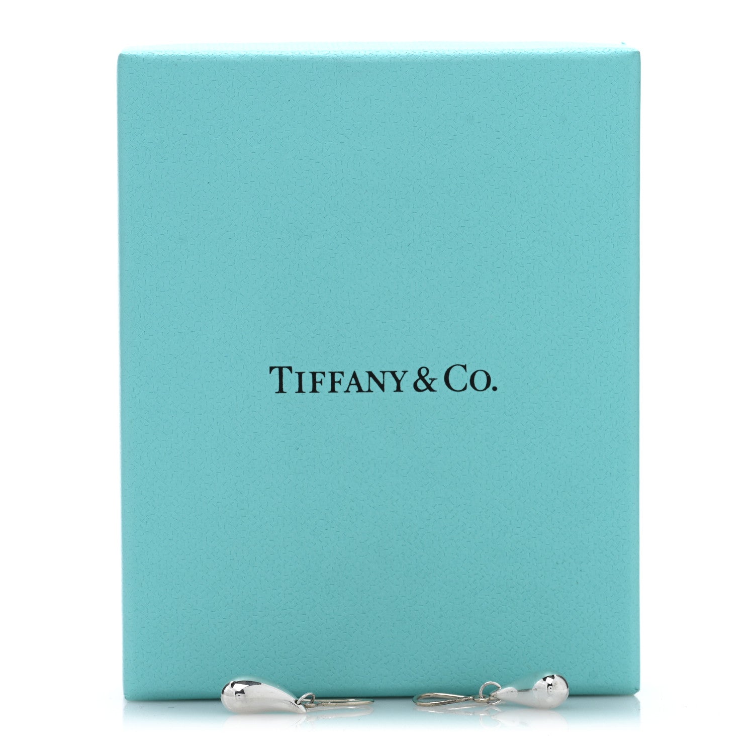 Tiffany Sterling Silver Elsa Peretti Teardrop Earrings 5 of 5