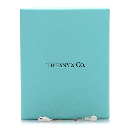 Tiffany Sterling Silver Elsa Peretti Teardrop Earrings 5 of 5
