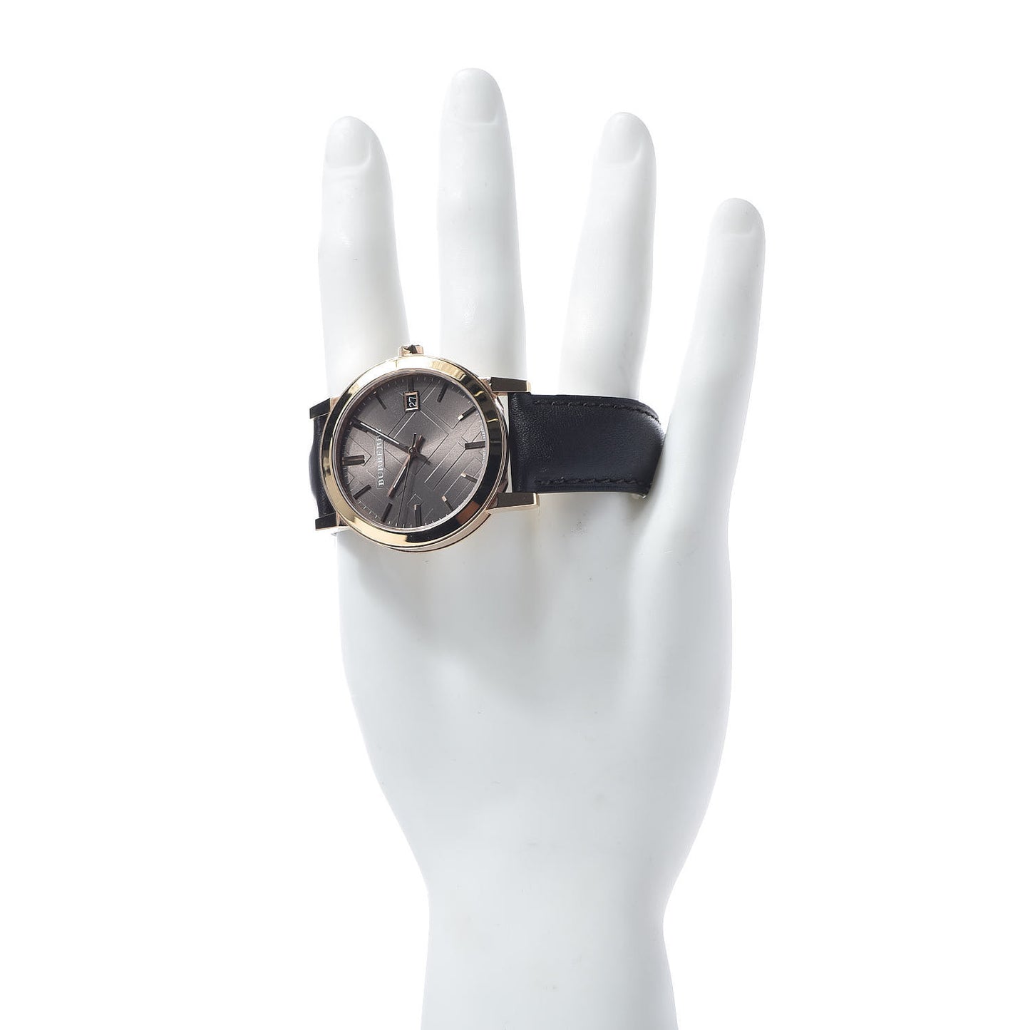 Stainless Steel Calfskin 38mm The City Quartz Watch Taupe BU9013