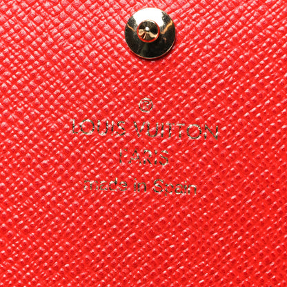 Louis Vuitton Monogram 2020 Christmas Animation Sarah Wallet Coquelicot 6 of 10