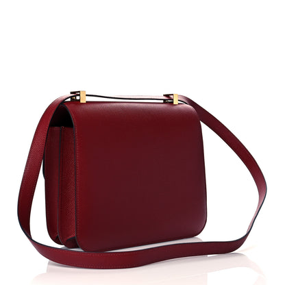 Hermes Epsom Constance 24 Rouge Grenat 3 of 10