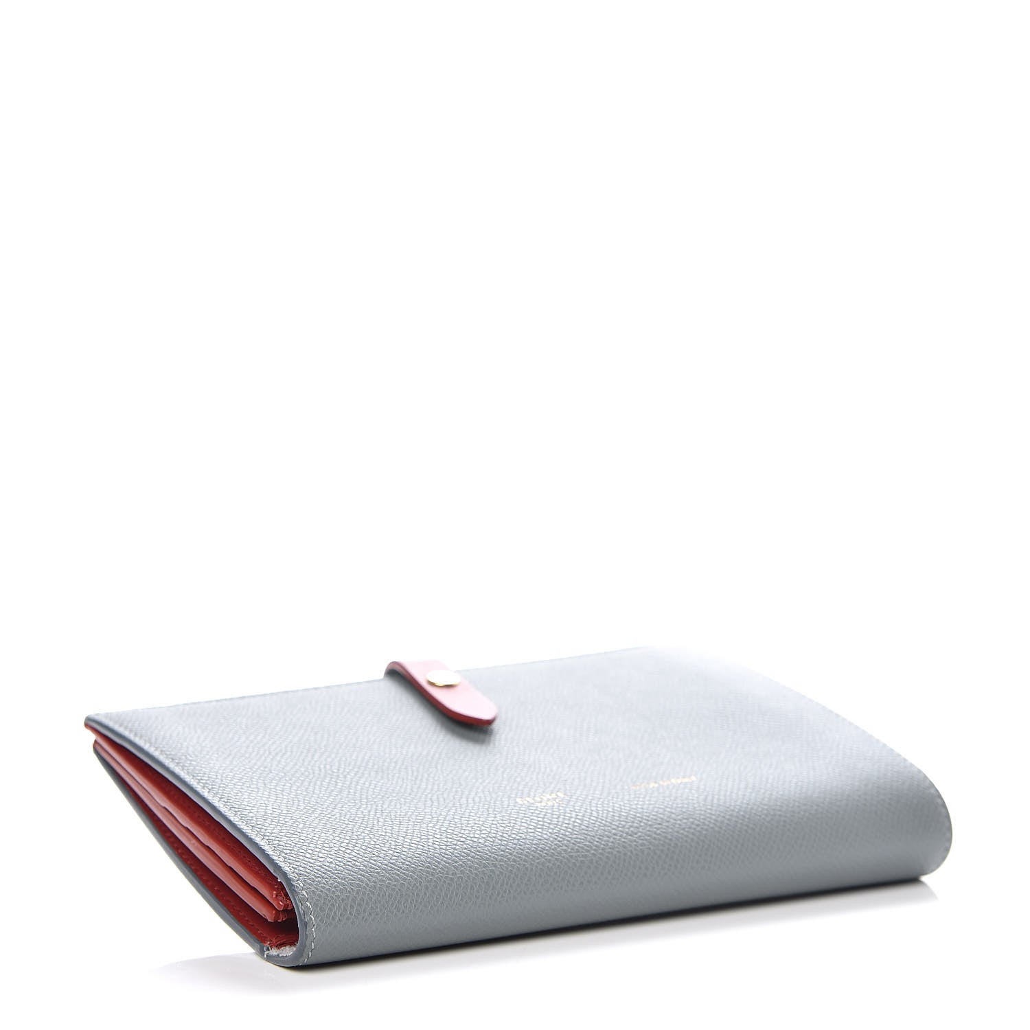 Celine Grained Calfskin Large Multifunction Strap Wallet Storm 4 of 6