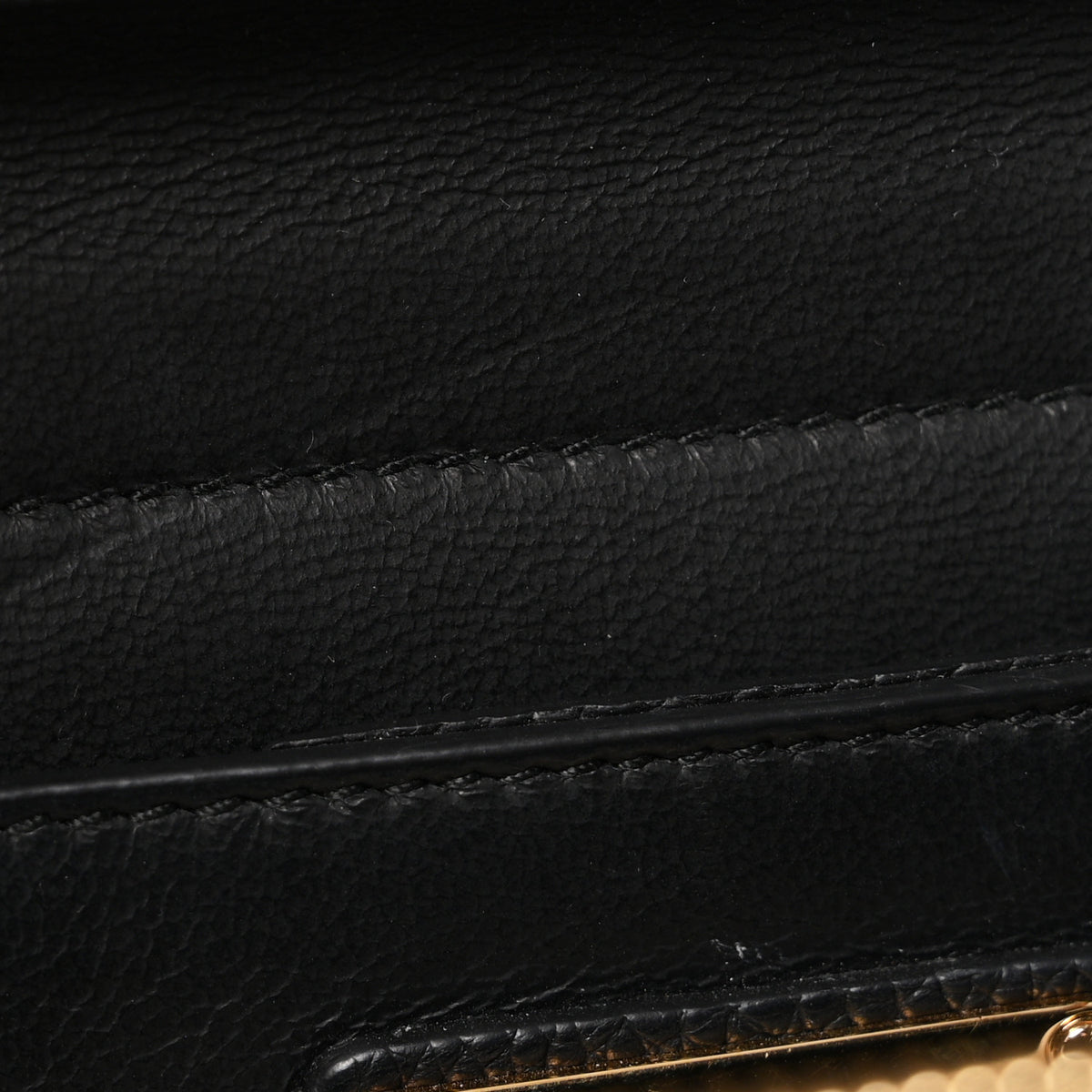 Salvatore Ferragamo Grained Calfskin Ably Shoulder Bag Black 12 of 12