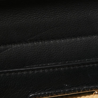 Salvatore Ferragamo Grained Calfskin Ably Shoulder Bag Black 12 of 12