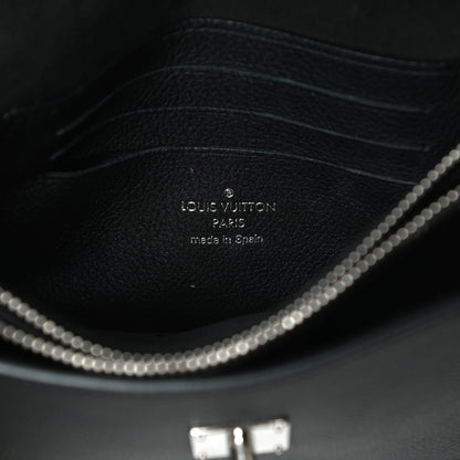 Louis Vuitton Soft Calfskin My Lockme Chain Pochette Black 6 of 12